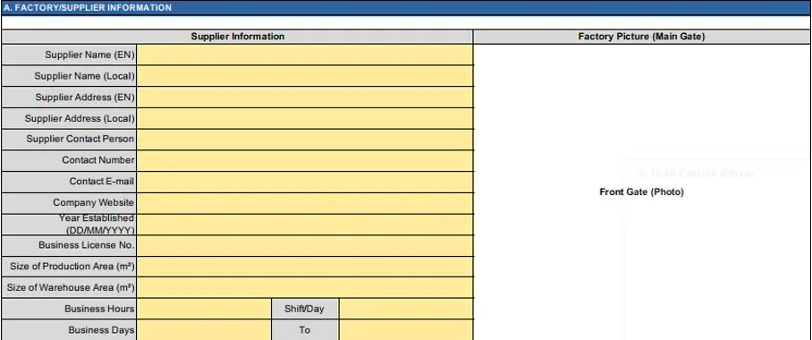 ESG audit checklist