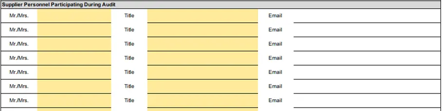 ESG audit checklist