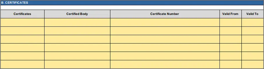 ESG audit checklist