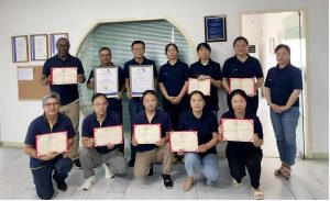 Celebrating ISO 17020 Certification at Our Ningbo Office