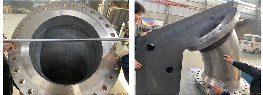 Pre-shipment dimensional verification of piping component