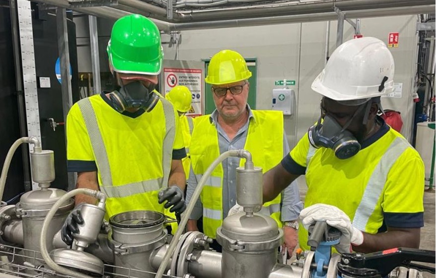 Our senior consultant, on-site during the certification audit