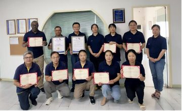 Celebrating ISO 17020 Certification at Our Ningbo Office